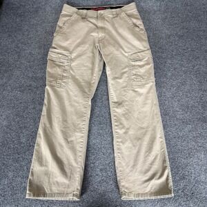 Wrangler ATG All Terrain Gear Mens Cargo Pant Beige 34x30 Outdoor Hiking Utility